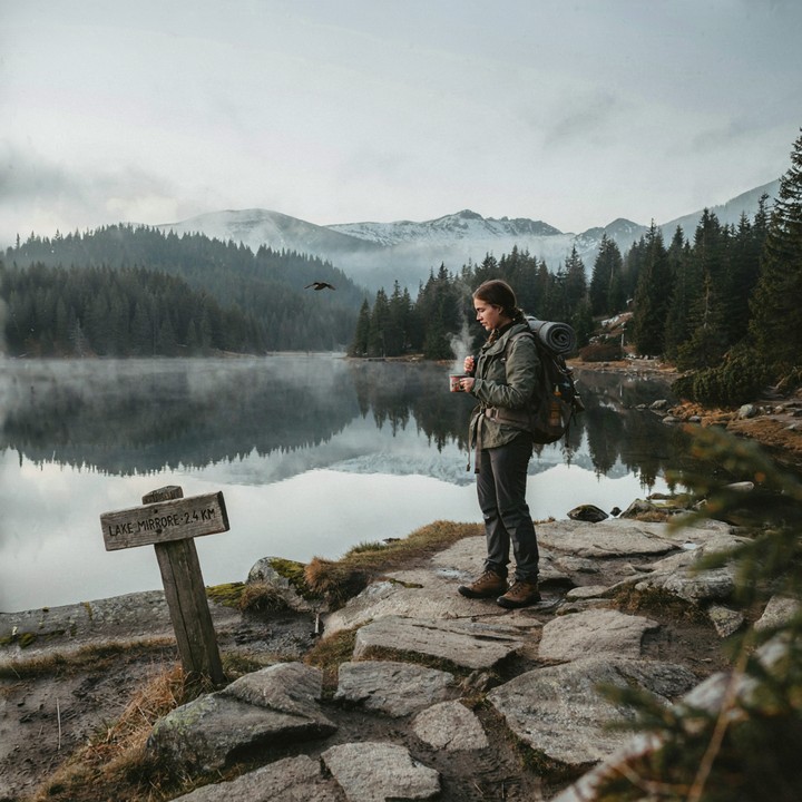 Ideogram 4.0: traveler scenario, Chinese prompt, no geographic cue